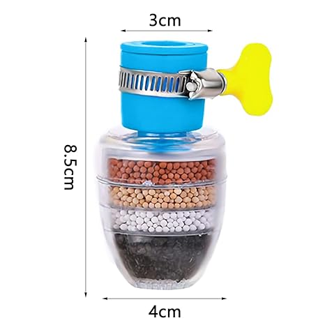 Carbon Faucet Water Filter – 6 Layer Universal Tap
