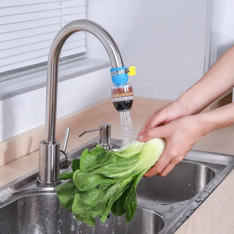 Carbon Faucet Water Filter – 6 Layer Universal Tap