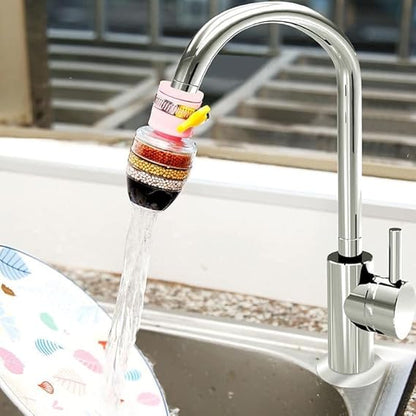 Carbon Faucet Water Filter – 6 Layer Universal Tap