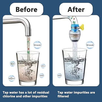 Carbon Faucet Water Filter – 6 Layer Universal Tap