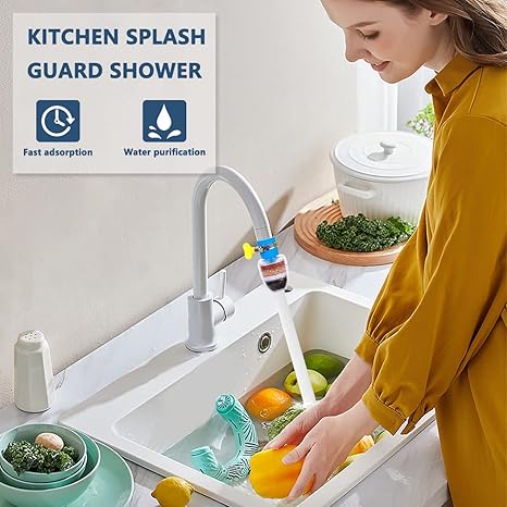 Carbon Faucet Water Filter – 6 Layer Universal Tap
