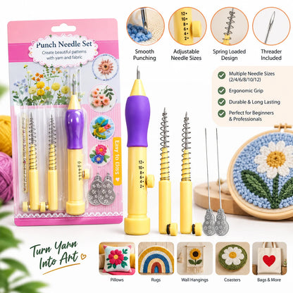 Adjustable Embroidery Punch Needle kit
