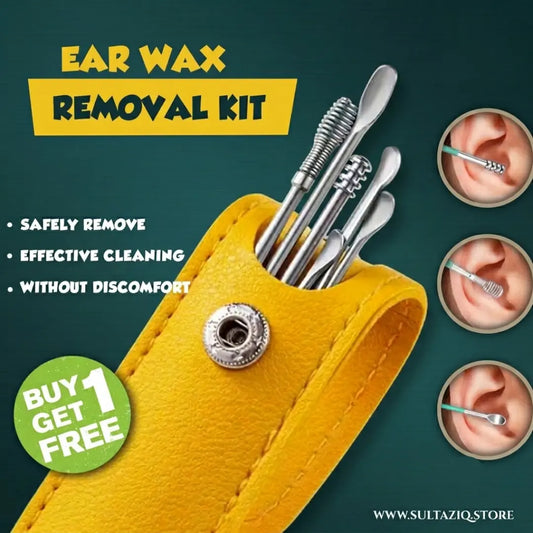 🧼 Ear Wax Cleaning Kit – 2 PCS Stainless Steel Tools